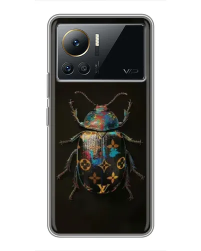 Чехол для Infinix Note 12 Pro (4G) с картинкой «LV — мраморный принт»