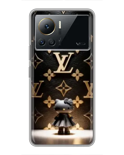 Чехол для Infinix Note 12 Pro (4G) с картинкой «Монограмма с фигурой»