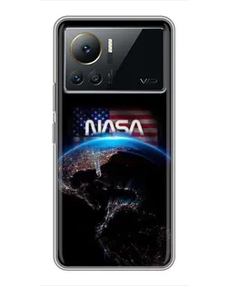 Чехол для Infinix Note 12 Pro (4G) с картинкой «Земля из космоса NASA»