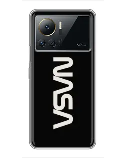 Чехол для Infinix Note 12 Pro (4G) с картинкой «NASA — вертикальный логотип»