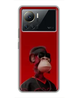Чохол для Infinix Note 12 Pro (4G) з картинкою «Bored Ape в червоному» Чохол для Infinix Note 12 Pro (4G) з картинкою «Bored Ape в червоному»