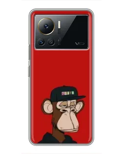 Чохол для Infinix Note 12 Pro (4G) з картинкою «Bored Ape — червоний фон» Чохол для Infinix Note 12 Pro (4G) з картинкою «Bored Ape — червоний фон»