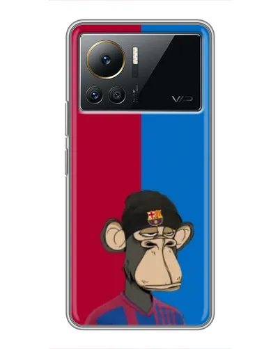 Чехол для Infinix Note 12 Pro (4G) с картинкой «Bored Ape — фанат Барсы» Чехол для Infinix Note 12 Pro (4G) с картинкой «Bored Ape — фанат Барсы»