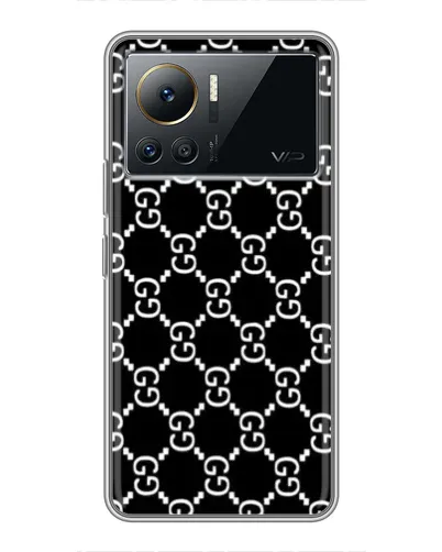 Чехол для Infinix Note 12 Pro (4G) с картинкой «Gucci — сетчатый паттерн» Чехол для Infinix Note 12 Pro (4G) с картинкой «Gucci — сетчатый паттерн»