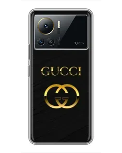 Чохол для Infinix Note 12 Pro (4G) з картинкою «Золотий логотип Gucci» Чохол для Infinix Note 12 Pro (4G) з картинкою «Золотий логотип Gucci»
