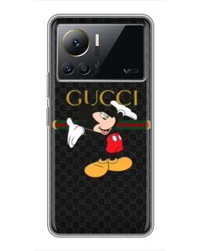 Чехол для Infinix Note 12 Pro (4G) с картинкой «Микки Маус Gucci» Чехол для Infinix Note 12 Pro (4G) с картинкой «Микки Маус Gucci»
