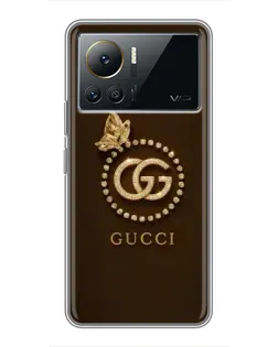 Чохол для Infinix Note 12 Pro (4G) з картинкою «Gucci — золотий метелик» Чохол для Infinix Note 12 Pro (4G) з картинкою «Gucci — золотий метелик»