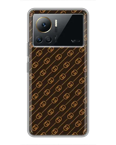 Чехол для Infinix Note 12 Pro (4G) с картинкой «Gucci — золотые диагонали» Чехол для Infinix Note 12 Pro (4G) с картинкой «Gucci — золотые диагонали»