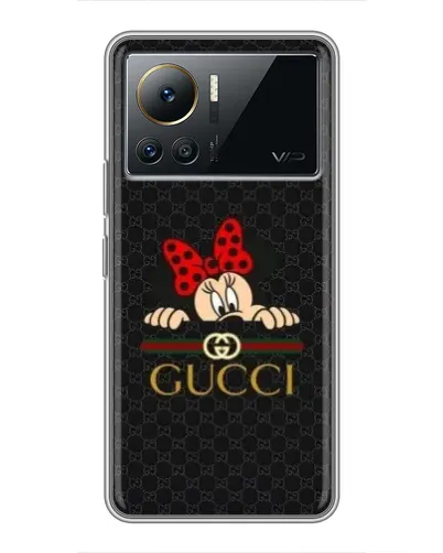 Чехол для Infinix Note 12 Pro (4G) с картинкой «Минни Маус Gucci — черный» Чехол для Infinix Note 12 Pro (4G) с картинкой «Минни Маус Gucci — черный»