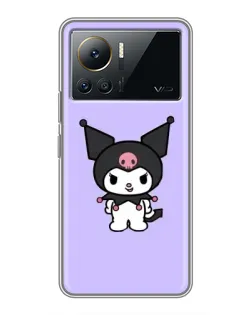 Чехол для Infinix Note 12 Pro (4G) с картинкой «Kuromi — нежный фиолетовый»