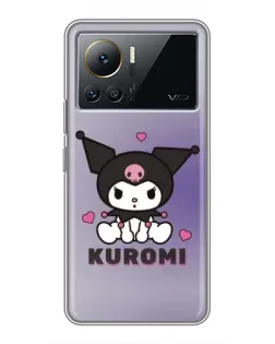 Чехол для Infinix Note 12 Pro (4G) с картинкой «Kuromi — фиолетовый арт»