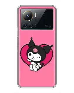 Чехол для Infinix Note 12 Pro (4G) с картинкой «Kuromi — любовь в сердце»
