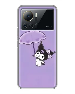 Чехол для Infinix Note 12 Pro (4G) с картинкой «Kuromi с зонтиком»