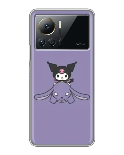 Чехол для Infinix Note 12 Pro (4G) с картинкой «Kuromi на лиловом фоне» Чехол для Infinix Note 12 Pro (4G) с картинкой «Kuromi на лиловом фоне»