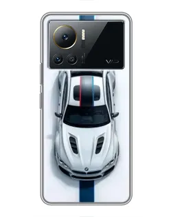 Чехол для Infinix Note 12 Pro (4G) с картинкой «Вид сверху — BMW M»