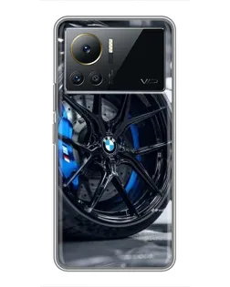 Чехол для Infinix Note 12 Pro (4G) с картинкой «Колесо BMW вблизи»