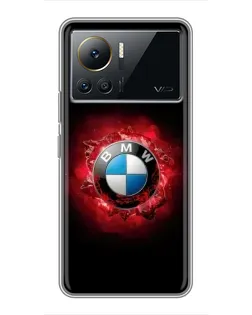 Чехол для Infinix Note 12 Pro (4G) с картинкой «Логотип BMW — вспышка»