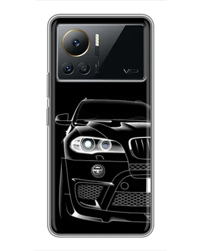 Чехол для Infinix Note 12 Pro (4G) с картинкой «Темный силуэт BMW»