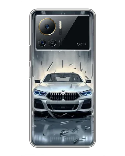 Чехол для Infinix Note 12 Pro (4G) с картинкой «BMW в свете фар»