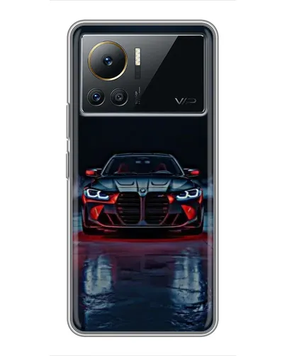 Чехол для Infinix Note 12 Pro (4G) с картинкой «BMW на мокрой дороге»