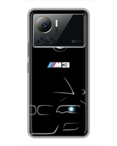 Чехол для Infinix Note 12 Pro (4G) с картинкой «Минималистичный принт BMW M3»
