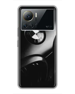 Чехол для Infinix Note 12 Pro (4G) с картинкой «Эмблема BMW — макро»