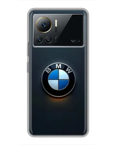 Чехол для Infinix Note 12 Pro (4G) с картинкой «Логотип BMW — минимализм»