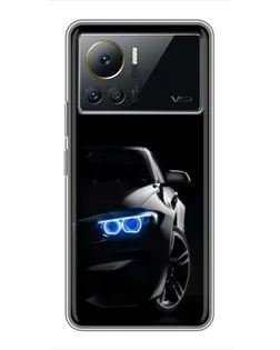 Чехол для Infinix Note 12 Pro (4G) с картинкой «BMW — ночной взгляд»