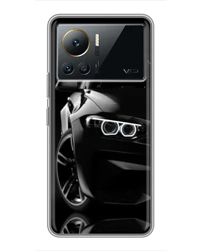 Чехол для Infinix Note 12 Pro (4G) с картинкой «Черная BMW — профиль» Чехол для Infinix Note 12 Pro (4G) с картинкой «Черная BMW — профиль»