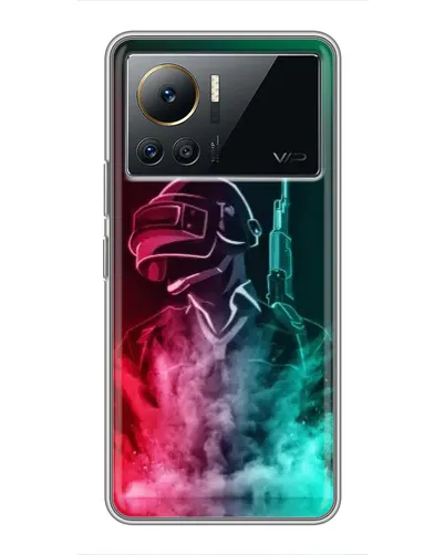 Чехол для Infinix Note 12 Pro (4G) с картинкой «PUBG — огненный воин»