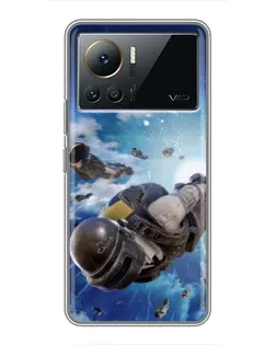 Чохол для Infinix Note 12 Pro (4G) з картинкою «Десант PUBG — стрибок»