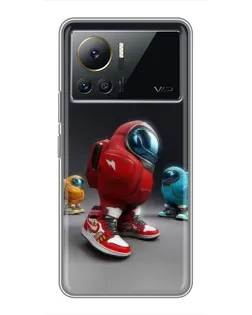 Чехол для Infinix Note 12 Pro (4G) с картинкой «Among Us — 3D стиль»