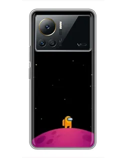 Чехол для Infinix Note 12 Pro (4G) с картинкой «Одинокий герой на планете»