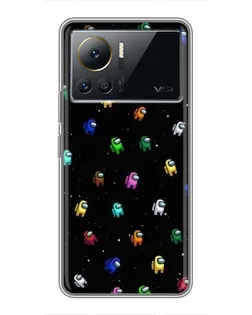 Чехол для Infinix Note 12 Pro (4G) с картинкой «Экипаж Among Us»