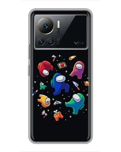 Чехол для Infinix Note 12 Pro (4G) с картинкой «Among Us космос» Чехол для Infinix Note 12 Pro (4G) с картинкой «Among Us космос»