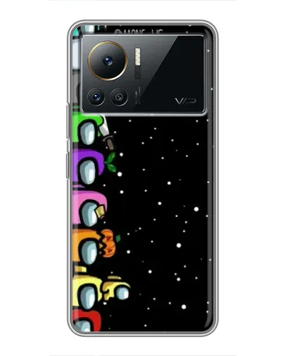 Чехол для Infinix Note 12 Pro (4G) с картинкой «Команда Among Us» Чехол для Infinix Note 12 Pro (4G) с картинкой «Команда Among Us»