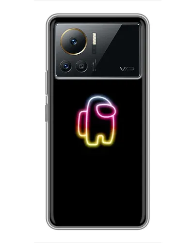 Чехол для Infinix Note 12 Pro (4G) с картинкой «Among Us градиент» Чехол для Infinix Note 12 Pro (4G) с картинкой «Among Us градиент»