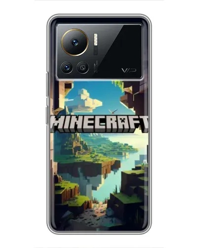 Чехол для Infinix Note 12 Pro (4G) с картинкой «Пещера Майнкрафт» Чехол для Infinix Note 12 Pro (4G) с картинкой «Пещера Майнкрафт»