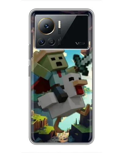 Чехол для Infinix Note 12 Pro (4G) с картинкой «Стив и гусь» Чехол для Infinix Note 12 Pro (4G) с картинкой «Стив и гусь»