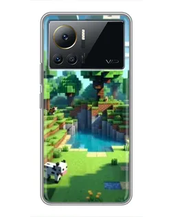 Чохол для Infinix Note 12 Pro (4G) з картинкою «Minecraft літній день»