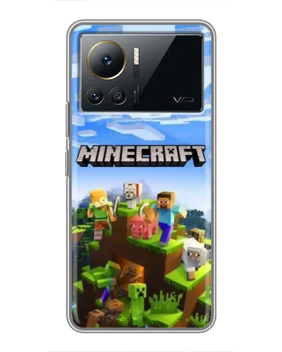Чехол для Infinix Note 12 Pro (4G) с картинкой «Minecraft классический мир» Чехол для Infinix Note 12 Pro (4G) с картинкой «Minecraft классический мир»