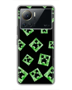 Чохол для Infinix Note 12 Pro (4G) з картинкою «Паттерн з кріперами»