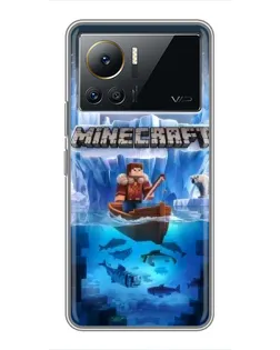 Чохол для Infinix Note 12 Pro (4G) з картинкою «Minecraft льодянийсвіт»