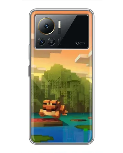 Чехол для Infinix Note 12 Pro (4G) с картинкой «Майнкрафт закат солнца» Чехол для Infinix Note 12 Pro (4G) с картинкой «Майнкрафт закат солнца»