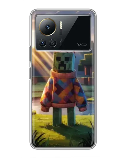 Чехол для Infinix Note 12 Pro (4G) с картинкой «Крипер в свитере» Чехол для Infinix Note 12 Pro (4G) с картинкой «Крипер в свитере»
