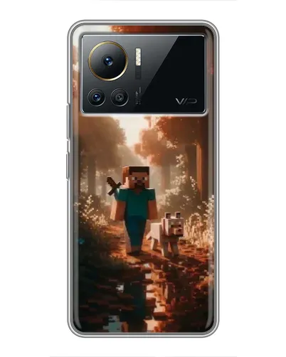 Чехол для Infinix Note 12 Pro (4G) с картинкой «Стив в лесу» Чехол для Infinix Note 12 Pro (4G) с картинкой «Стив в лесу»