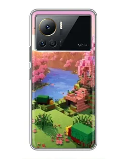 Чохол для Infinix Note 12 Pro (4G) з картинкою «Рожеве дерево Minecraft»