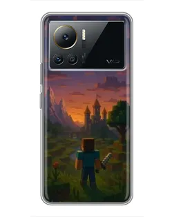Чохол для Infinix Note 12 Pro (4G) з картинкою «Стів біля вежі»