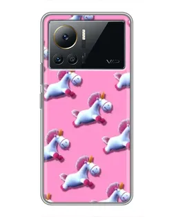 Чехол для Infinix Note 12 Pro (4G) с картинкой «Единороги на розовом» Чехол для Infinix Note 12 Pro (4G) с картинкой «Единороги на розовом»