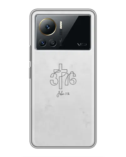 Чехол для Infinix Note 12 Pro (4G) с картинкой «Иоанна 3:16 Крест»